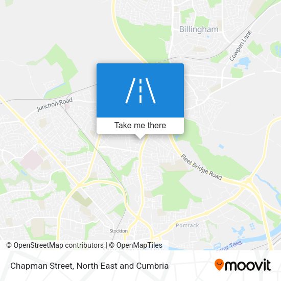 Chapman Street map