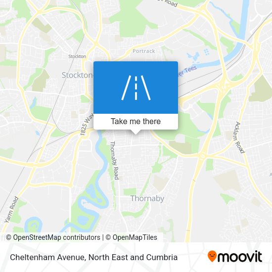 Cheltenham Avenue map