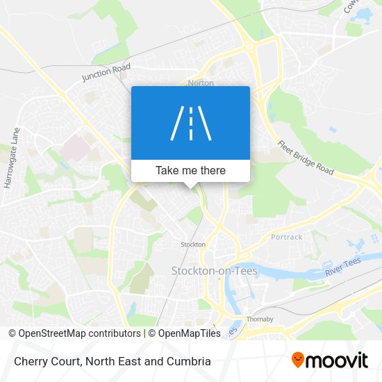 Cherry Court map