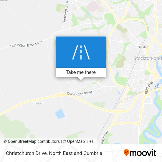 Christchurch Drive map