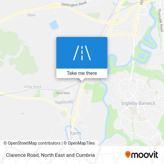 Clarence Road map