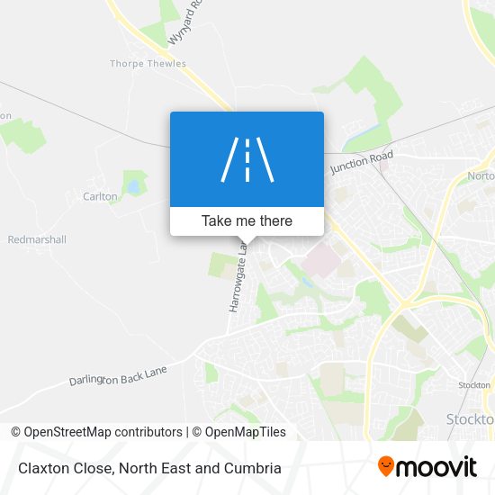 Claxton Close map