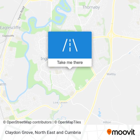 Claydon Grove map
