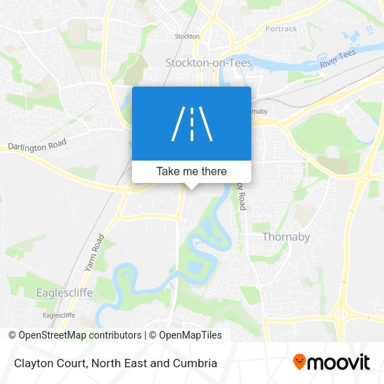 Clayton Court map
