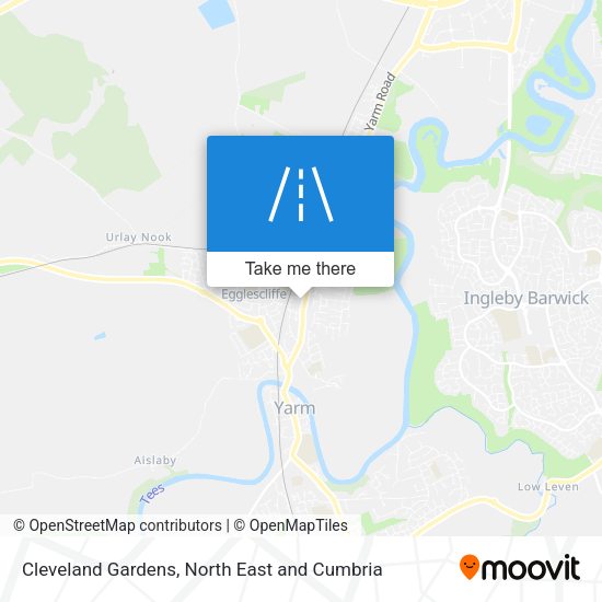 Cleveland Gardens map
