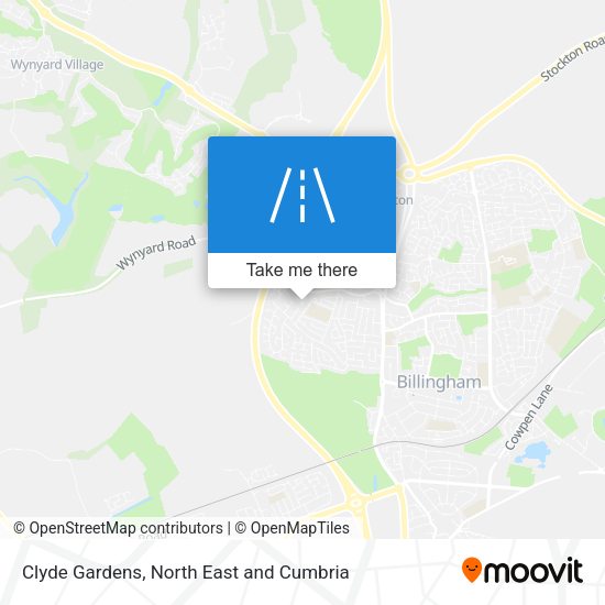Clyde Gardens map