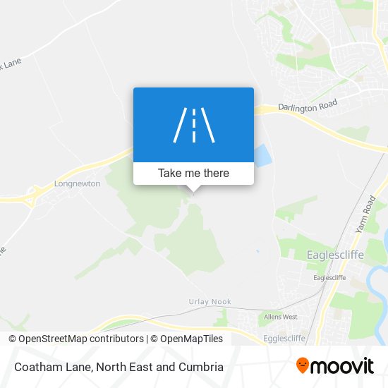 Coatham Lane map