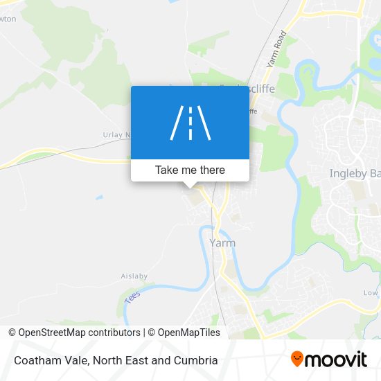Coatham Vale map