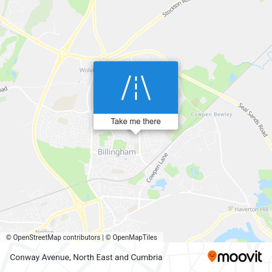 Conway Avenue map