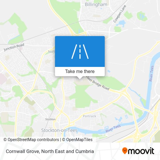 Cornwall Grove map