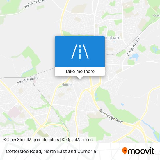 Cottersloe Road map