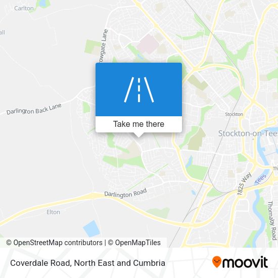 Coverdale Road map