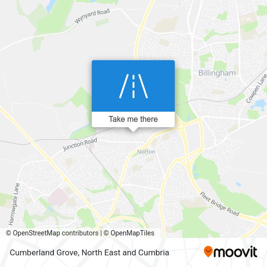Cumberland Grove map