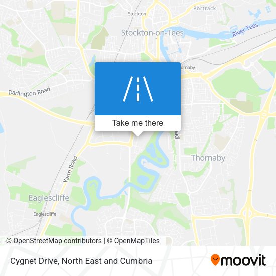 Cygnet Drive map