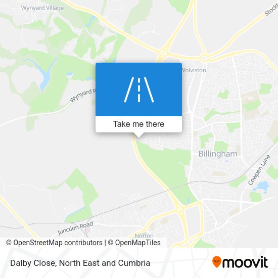 Dalby Close map
