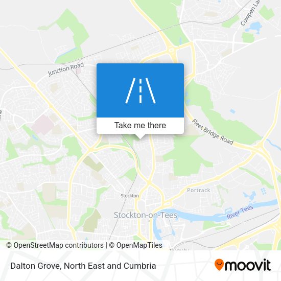 Dalton Grove map