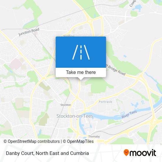 Danby Court map