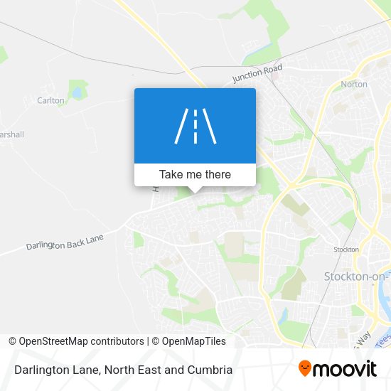 Darlington Lane map