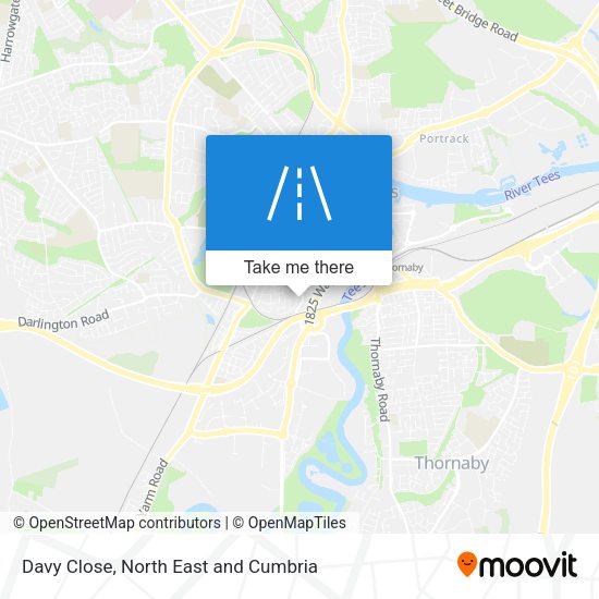 Davy Close map