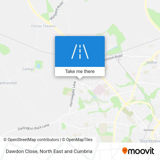 Dawdon Close map