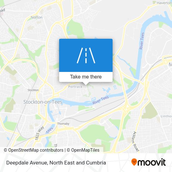 Deepdale Avenue map
