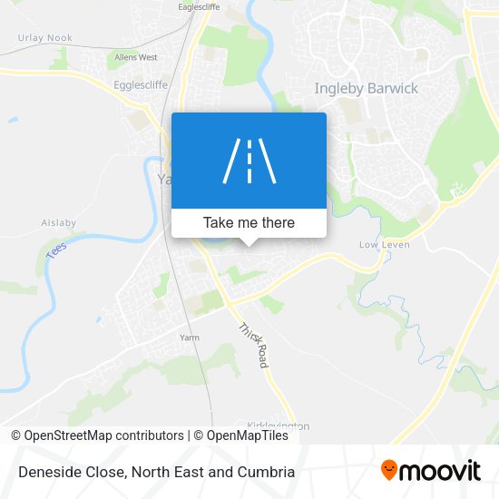 Deneside Close map
