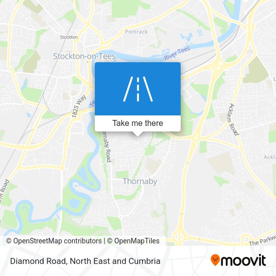 Diamond Road map