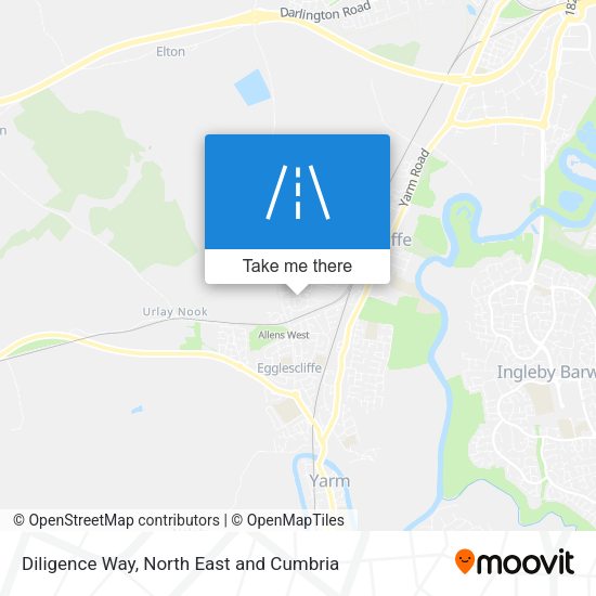 Diligence Way map