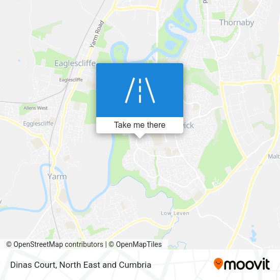 Dinas Court map