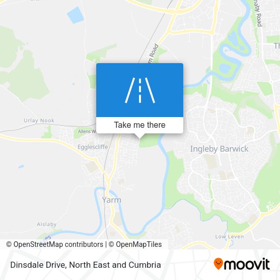 Dinsdale Drive map
