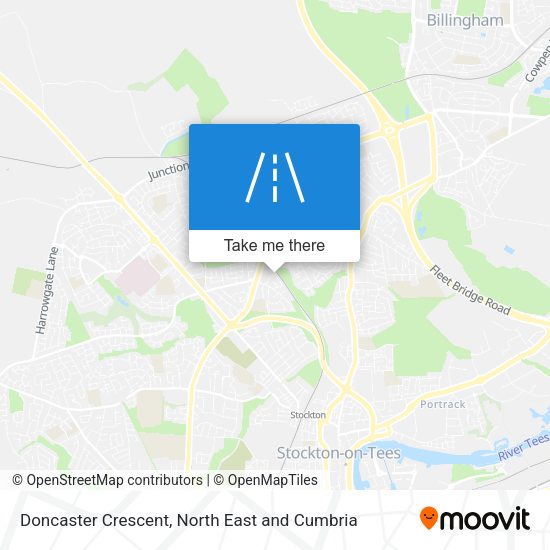 Doncaster Crescent map