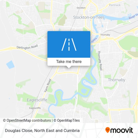 Douglas Close map