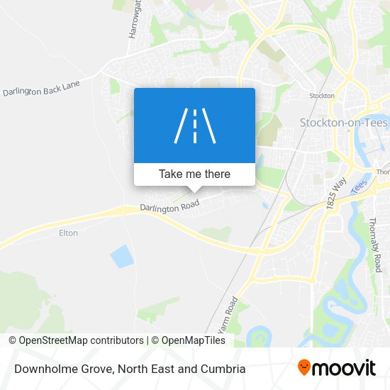 Downholme Grove map