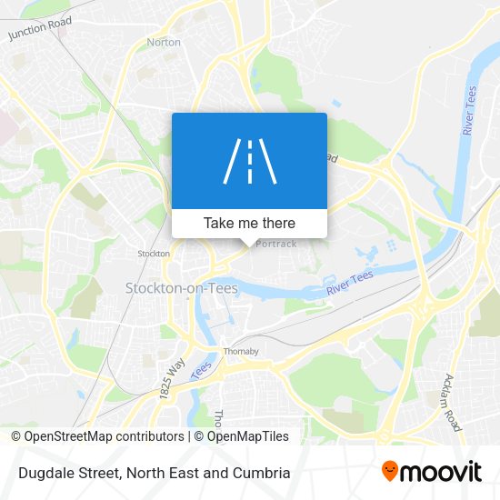 Dugdale Street map