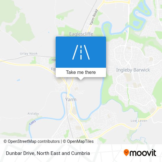 Dunbar Drive map