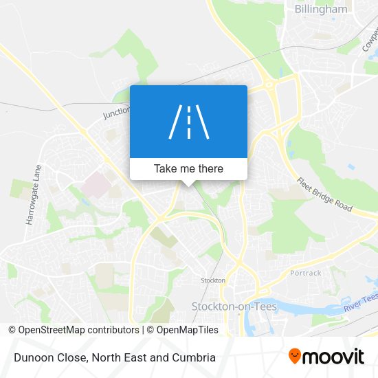 Dunoon Close map