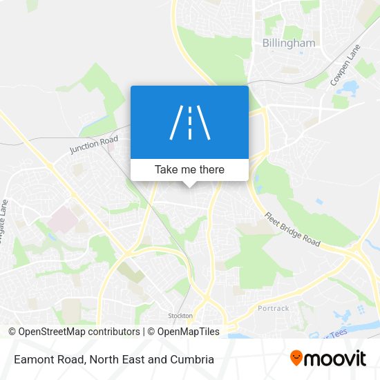 Eamont Road map