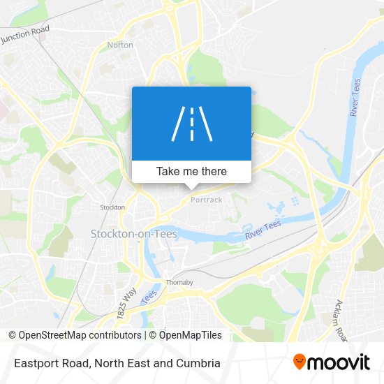 Eastport Road map