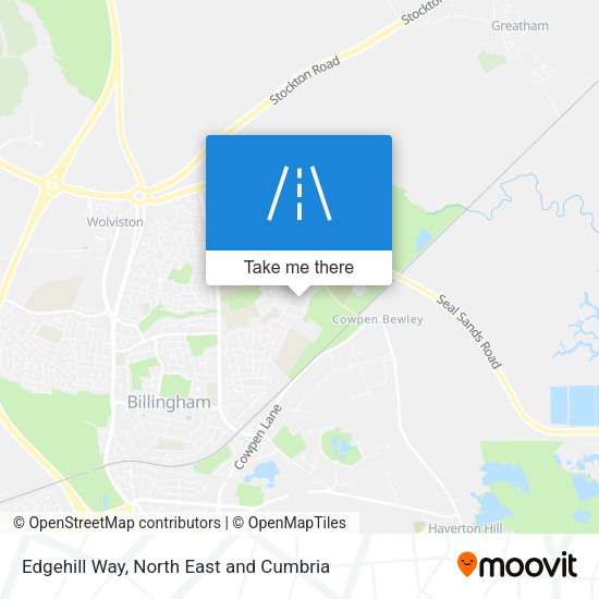 Edgehill Way map