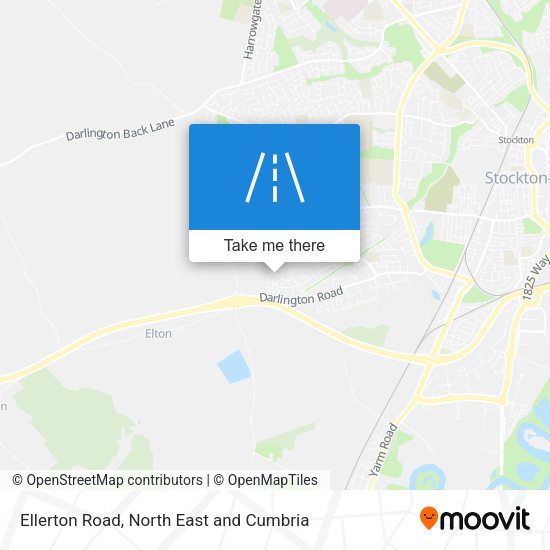 Ellerton Road map