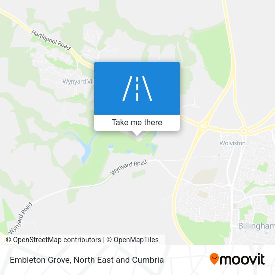 Embleton Grove map