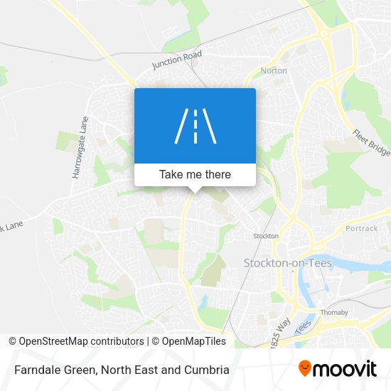 Farndale Green map