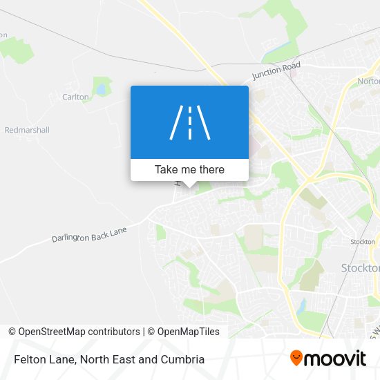 Felton Lane map