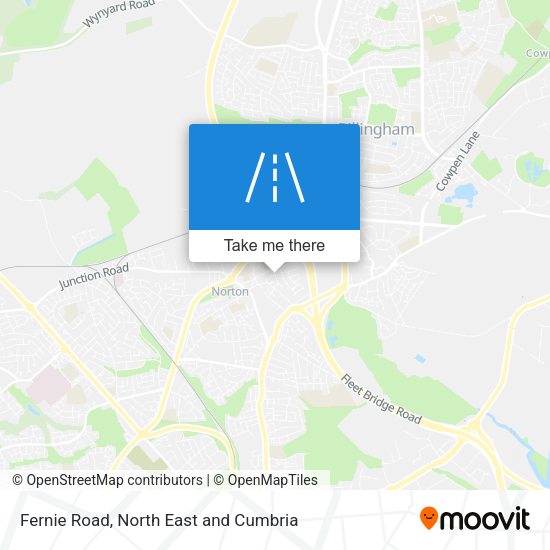 Fernie Road map
