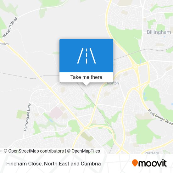 Fincham Close map