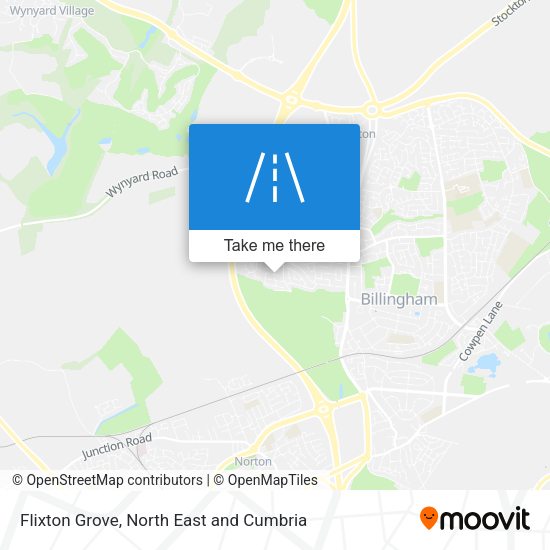 Flixton Grove map
