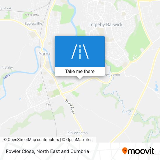 Fowler Close map
