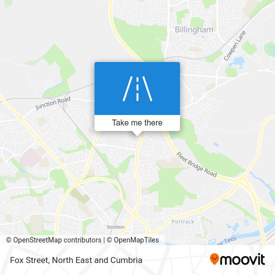 Fox Street map