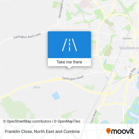 Franklin Close map