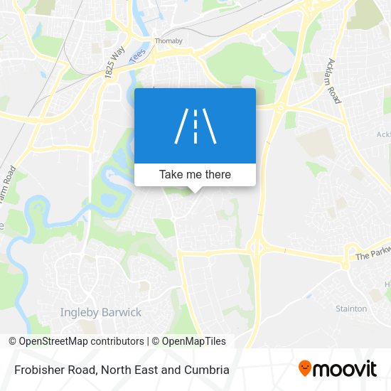 Frobisher Road map